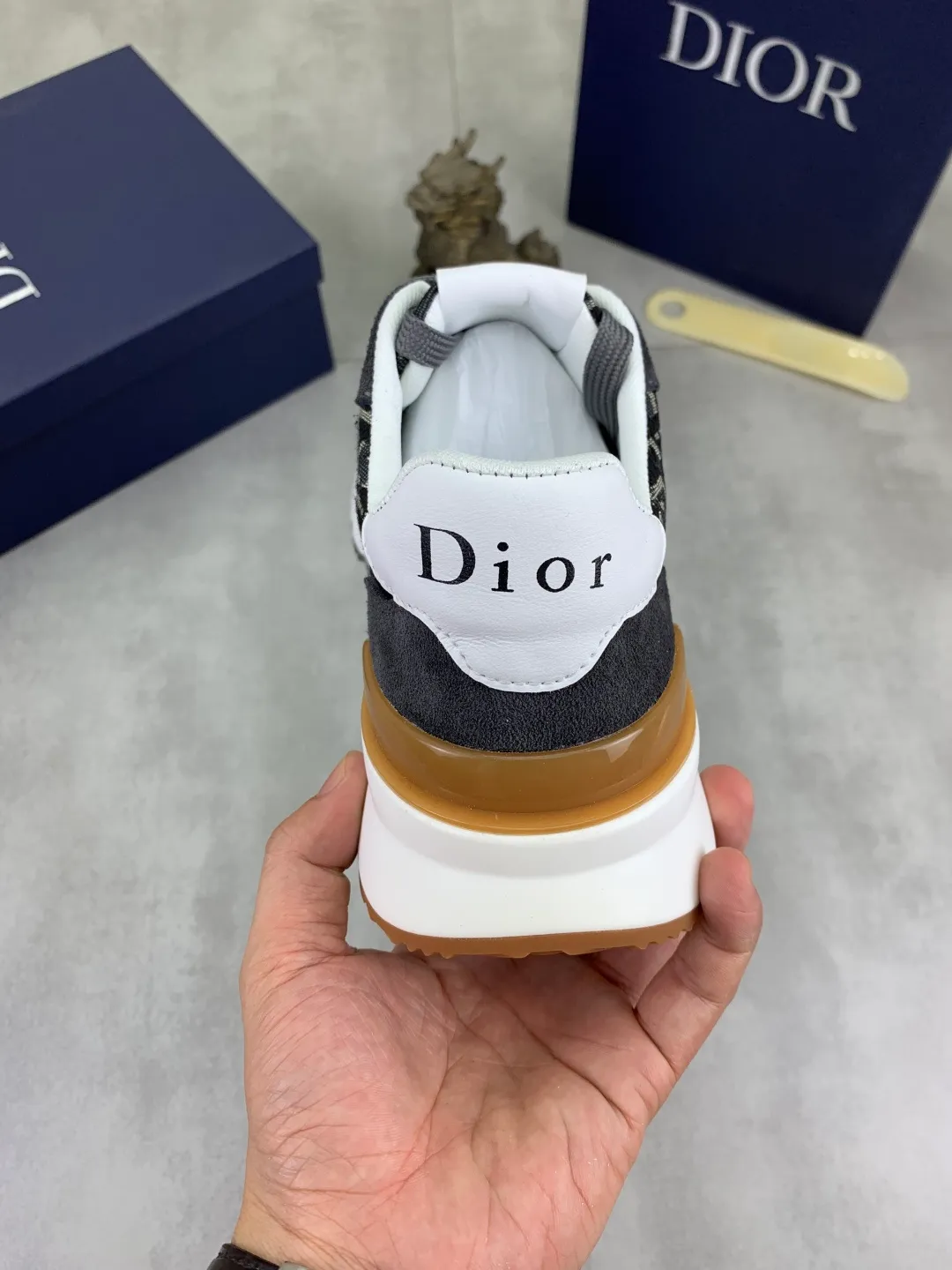 Men's Men's Shoes💰P440💰[New Style]🆘[Dior] 2025 Dior Original Lace-up Low-top Men's Shoes Classic casual shoes 🔥This model is the official classic model with high quality and made by famous original designers. It is made of high-quality cowhide with original materials➕comfortable and breathable mesh lining➕pigskin insole. The perfect last shape and generous and fashionable design have attracted many consumers and are suitable for drivers to drive🚗. What you want is the best quality in the market. Color: 4️⃣Color Code number: 38--44 (45 customized)